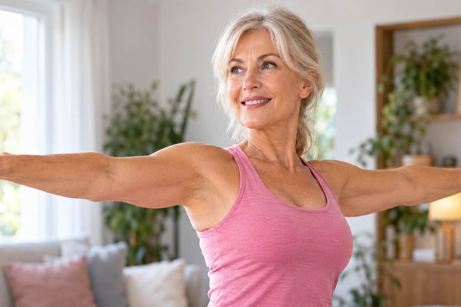 Braccia più toniche dopo i 60 anni: i 4 esercizi da fare in casa senza attrezzi