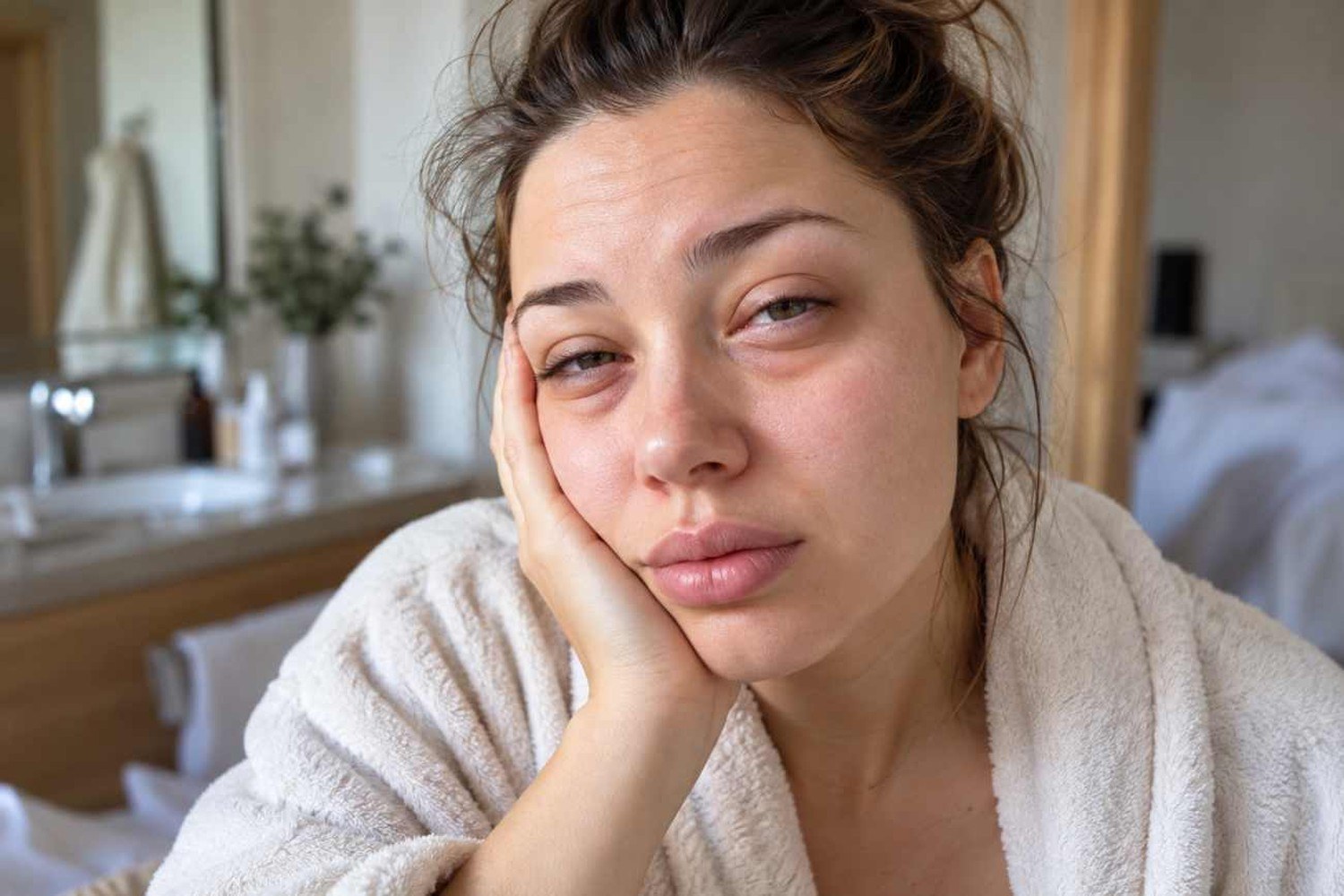 Viso gonfio al mattino: perché succede e quali sono i rimedi